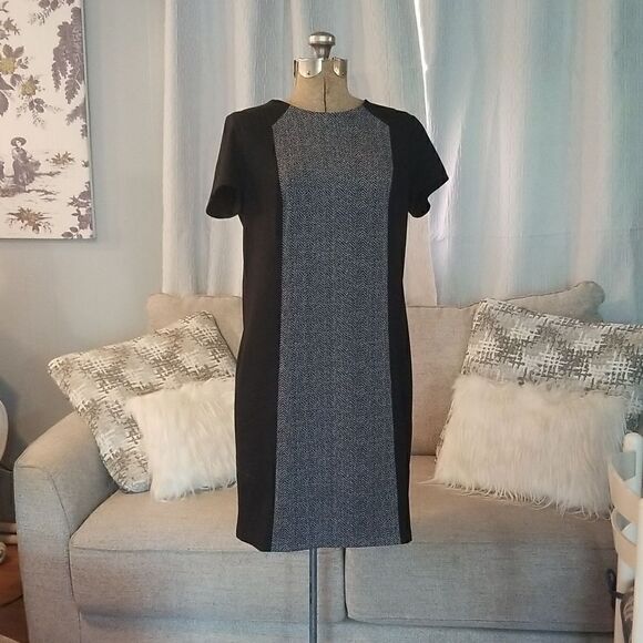 Michael Kors Gray and Black  Dress - Picture 3 of 11